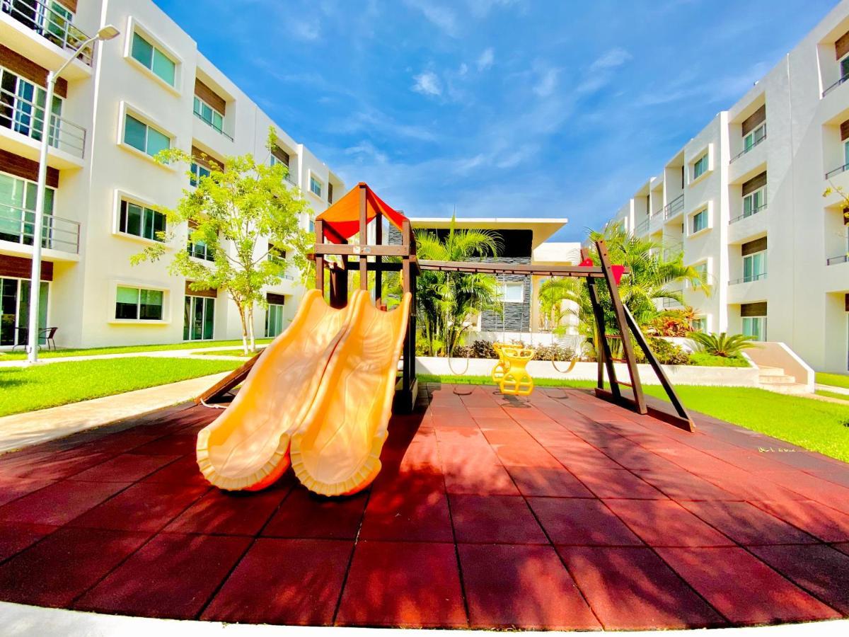 Encanto Con 2 Habitaciones En Long Island Cancún Eksteriør billede