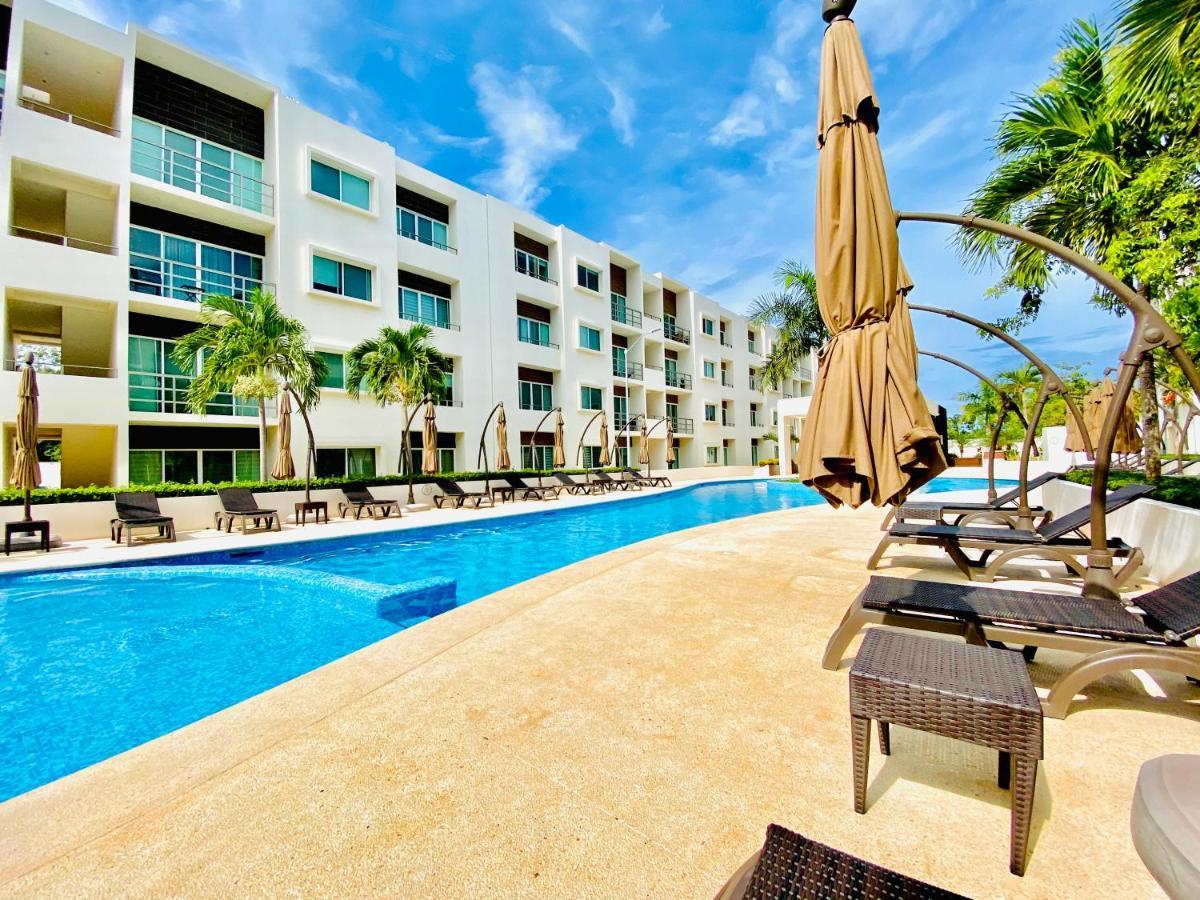 Encanto Con 2 Habitaciones En Long Island Cancún Eksteriør billede